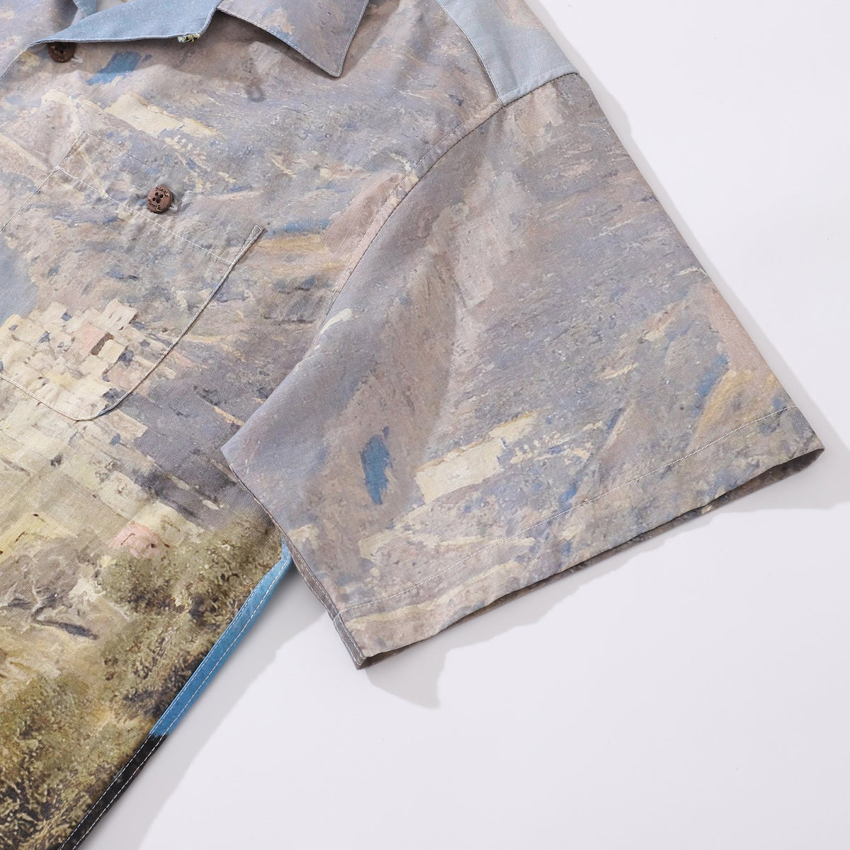 1950s Vintage Hawaiian Shirt For Men Costa Sorrentina Shirt Camp Collar 100% Cotton