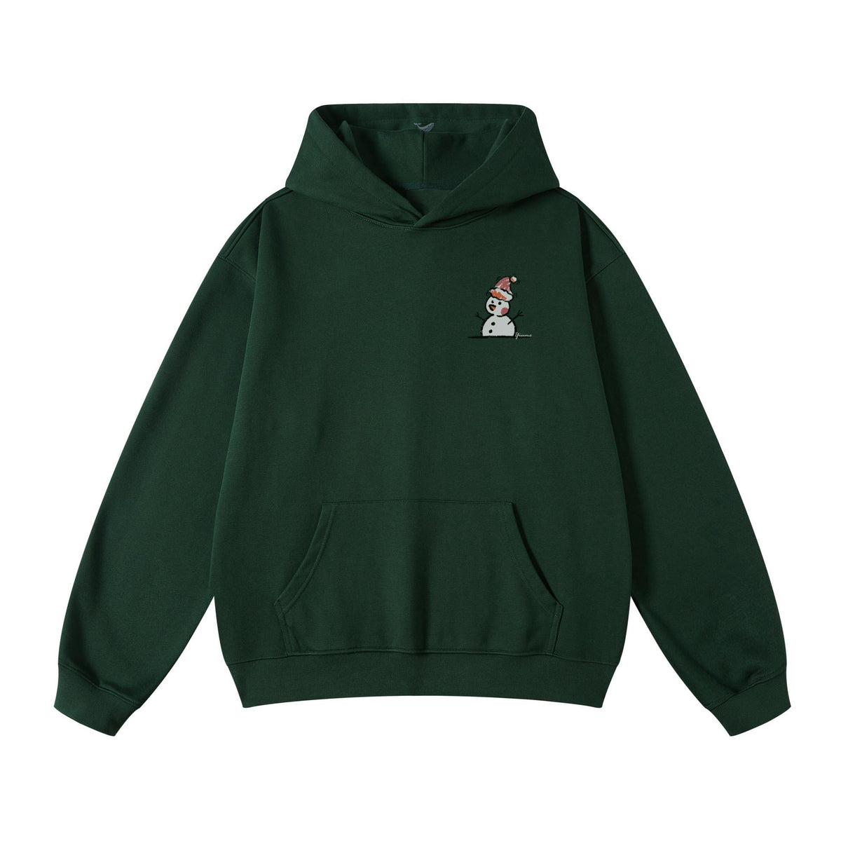Christmas Hawaiian Hoodie For Men Snowman Print Hoodie