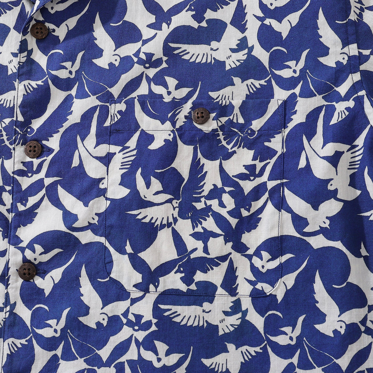 Hawaiian Shirt For Men Peace dove Shirt Camp Collar 100% Cotton