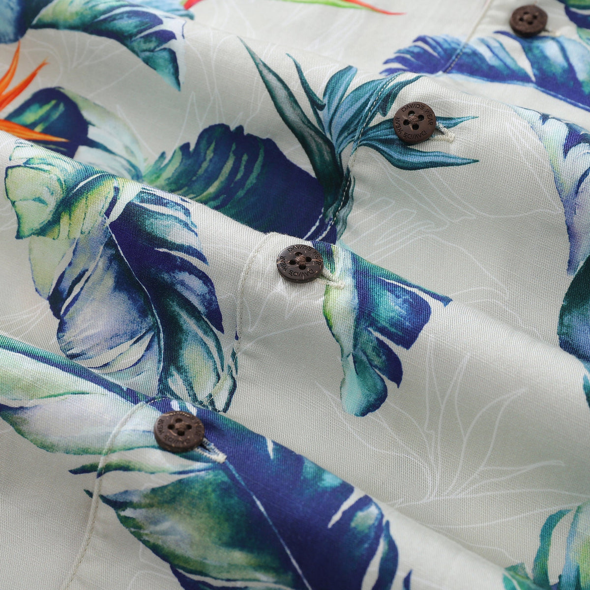Hawaiian Shirt For Men Fantasy of the Paradise Bird Print 1930s Vintage Shirt