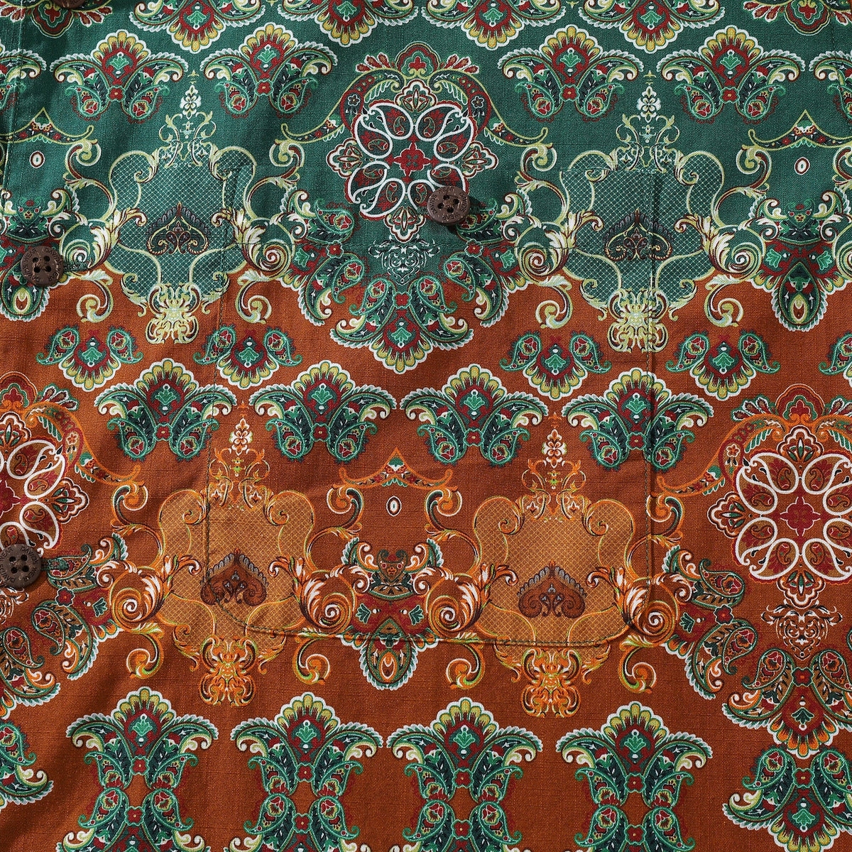 Hawaiian Shirts For Men Vintage Paisley Printed Shirt